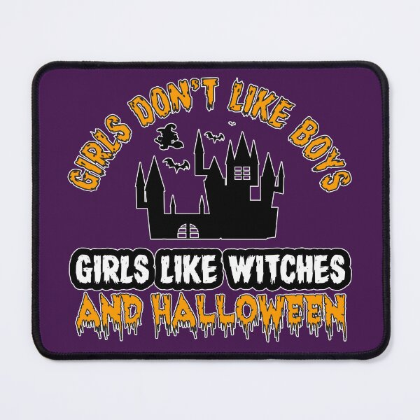 Item preview, Girls Don't Like Boys, Girls Like Witches and Halloween designed and sold by wazhyp.