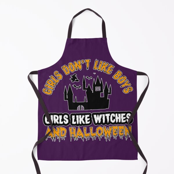 Item preview, Girls Don't Like Boys, Girls Like Witches and Halloween designed and sold by wazhyp.