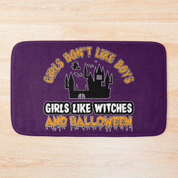 Item preview, Girls Don't Like Boys, Girls Like Witches and Halloween designed and sold by wazhyp.
