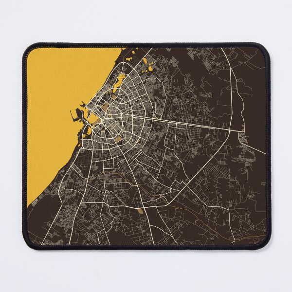 Item preview, Benghazi City Map of Libya - Pastel designed and sold by deMAP.