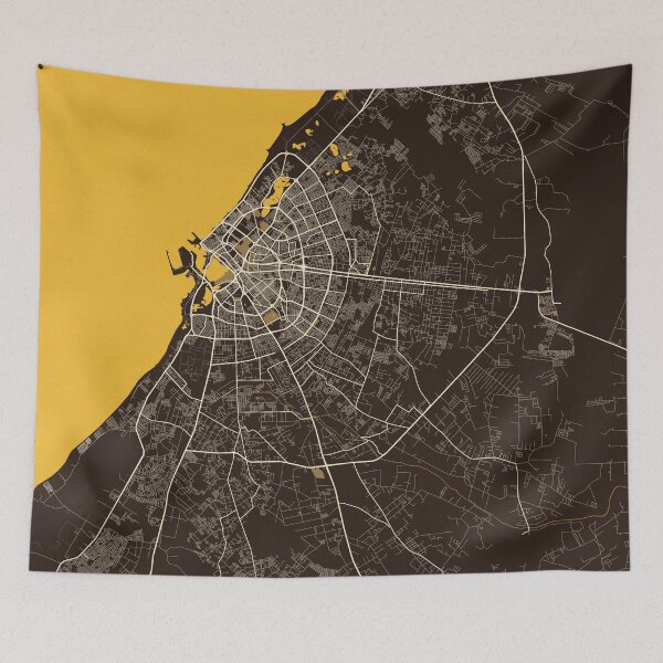 Item preview, Benghazi City Map of Libya - Pastel designed and sold by deMAP.