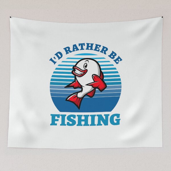 Item preview, I'd rather be Fishing designed and sold by 87-Aesthetics.