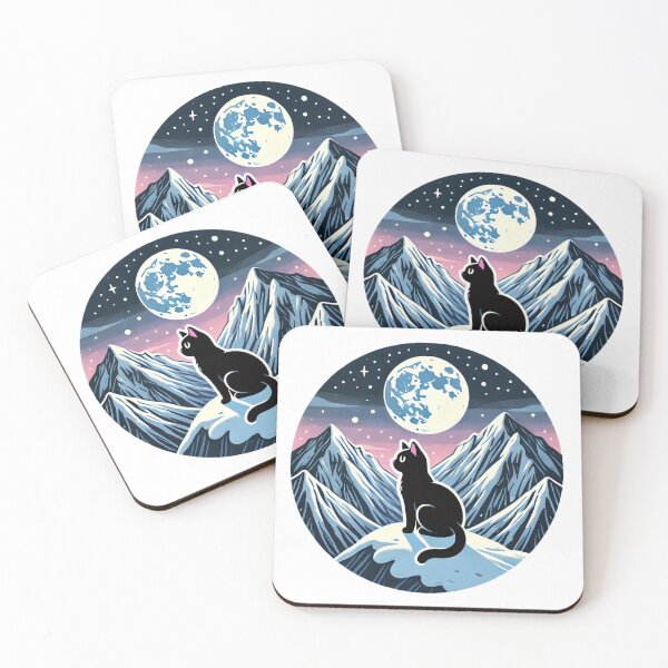 Item preview, Moonlit Mountain Serenity designed and sold by WhiteSeason.