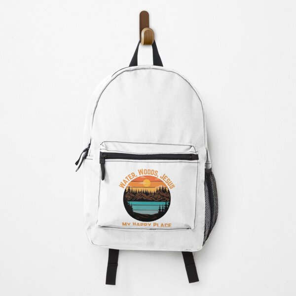 Item preview, Water, Woods, Jesus, My Happy Place, orange designed and sold by Redeemed365.