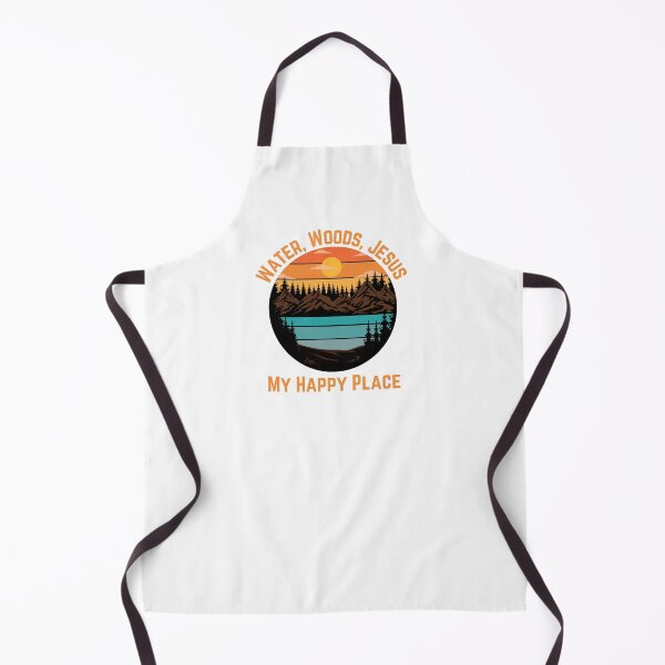 Item preview, Water, Woods, Jesus, My Happy Place, orange designed and sold by Redeemed365.