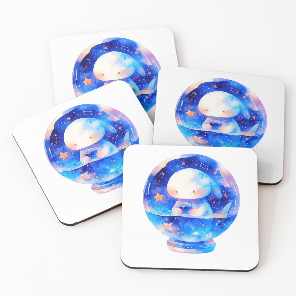 Item preview, Cute Alien in Starry Globe Sticker Design designed and sold by Pocket Money Stickers.