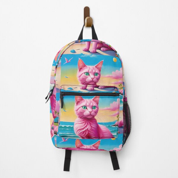 Item preview, Pink cat chillin designed and sold by JLeonardoArt.