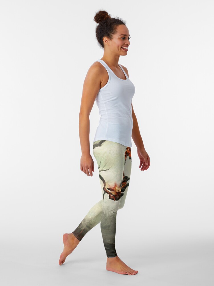 Flamé Leggings with Feet Covers