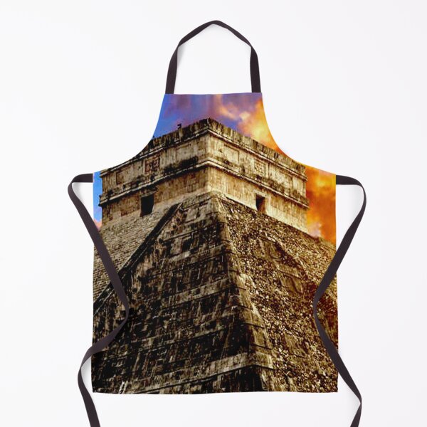 Item preview, El Castillo's Hidden Pyramid Chichen Itza Mexico Advertising Print designed and sold by posterbobs.