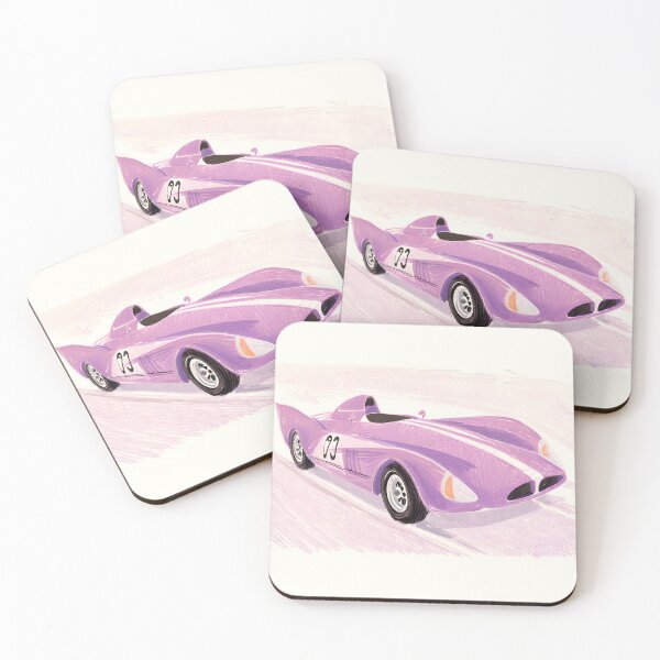 Item preview, Purple race car C0 designed and sold by cosmosadventure.