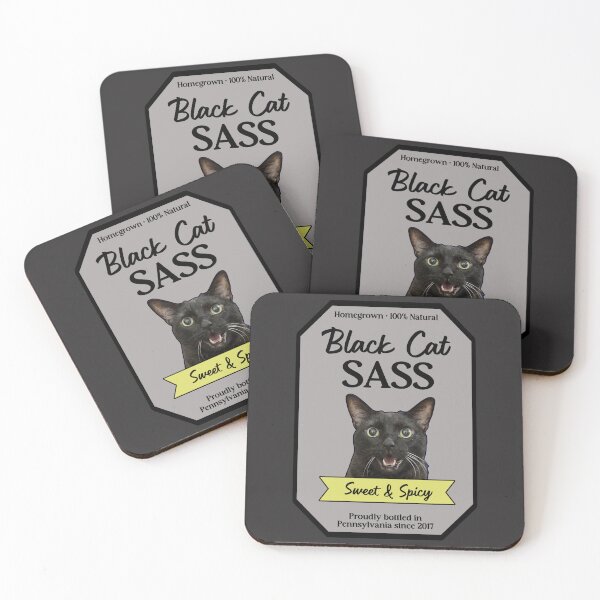 Item preview, Black Cat Sass designed and sold by MannyShop.