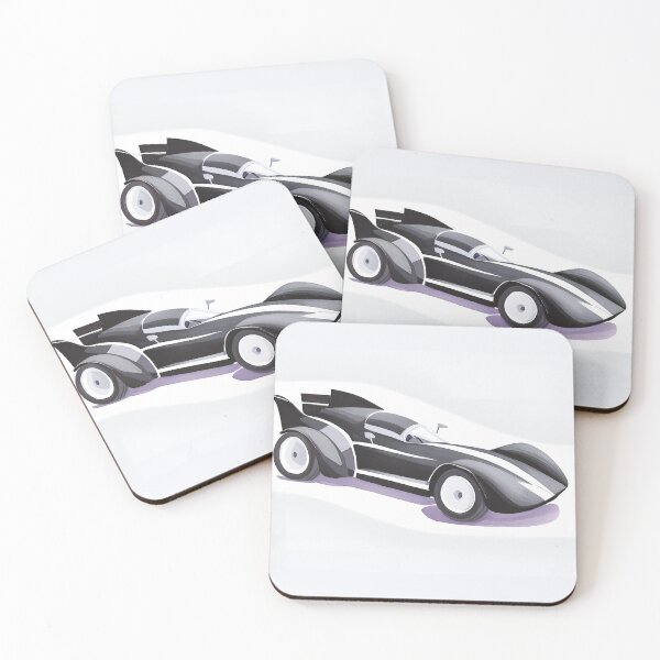 Item preview, Black race car designed and sold by cosmosadventure.