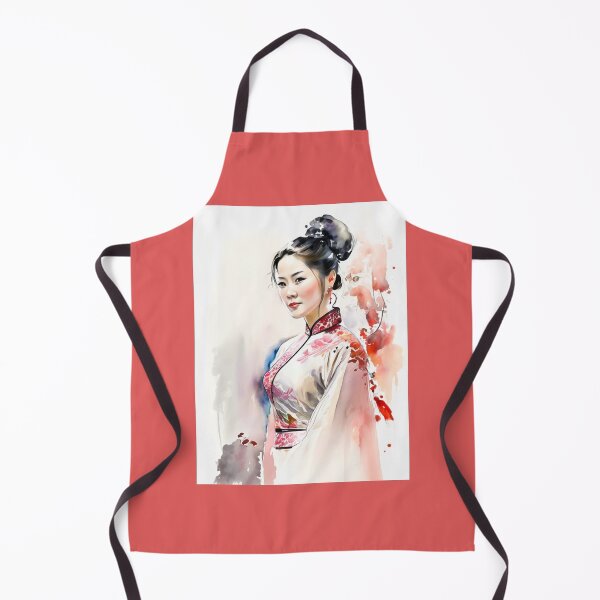 Item preview, Asian Elegance in Watercolor: An Artistic Representation designed and sold by KilianSzmid.