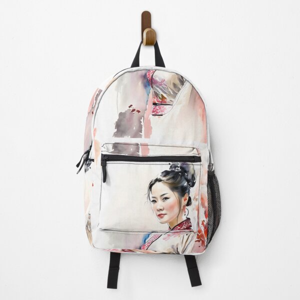 Item preview, Asian Elegance in Watercolor: An Artistic Representation designed and sold by KilianSzmid.