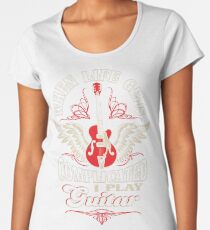 When Life Gets Complicated I Play Guitar Women's Premium T-Shirt