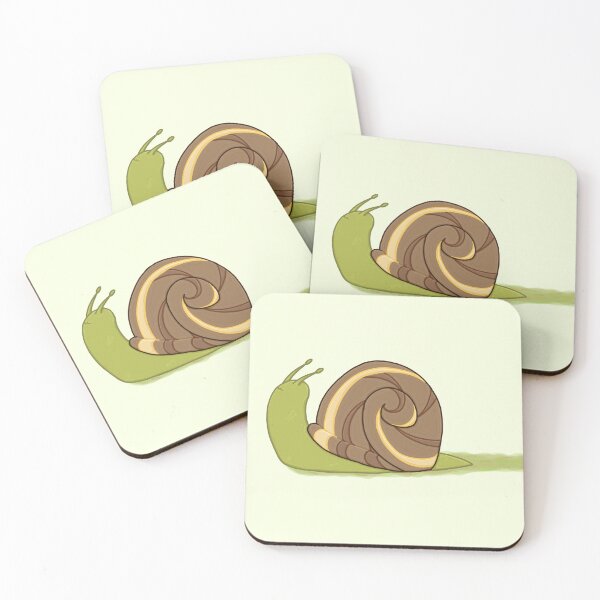 Item preview, Cute Green Snail designed and sold by KitKattyDesigns.