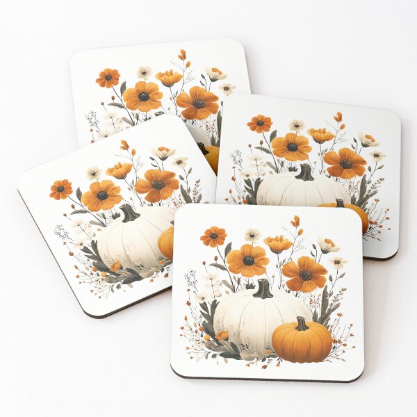 Item preview, Wildflower Harvest Pumpkins designed and sold by DreamyLemons.