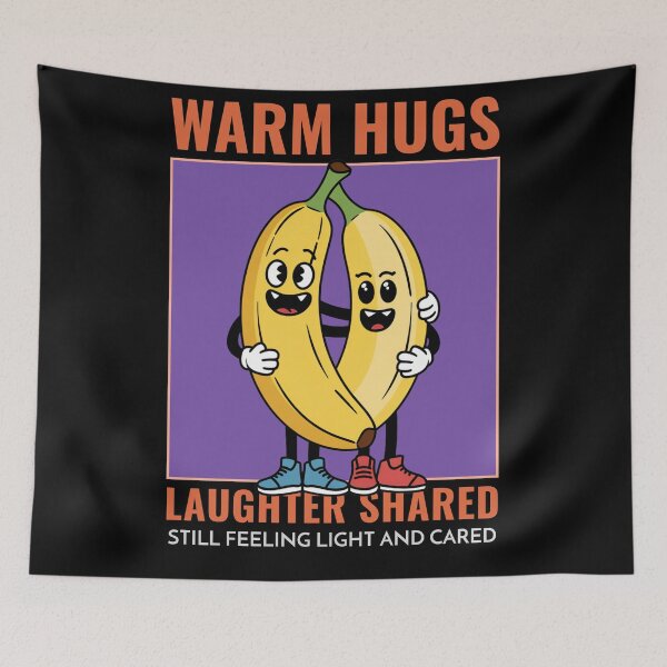 Item preview, Warm Hugs, Laughter Shared, Still Feeling Light And Cared designed and sold by ZoneTeebyMe.