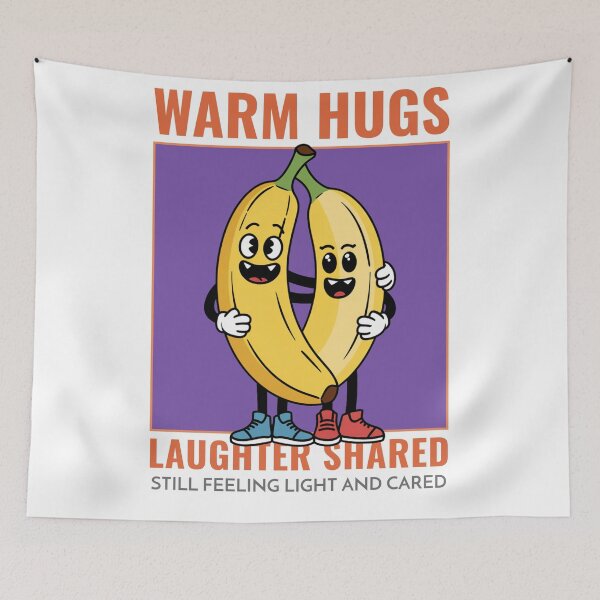 Item preview, Warm Hugs, Laughter Shared, Still Feeling Light And Cared designed and sold by ZoneTeebyMe.
