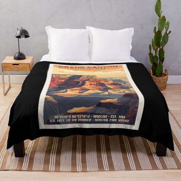Item preview, Grand Canyon National Park, Vintage Travel designed and sold by PinkandP.