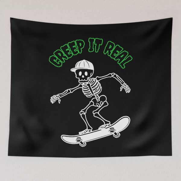 Item preview, Creep It Real Skeleton Skater designed and sold by SimpleSteve.