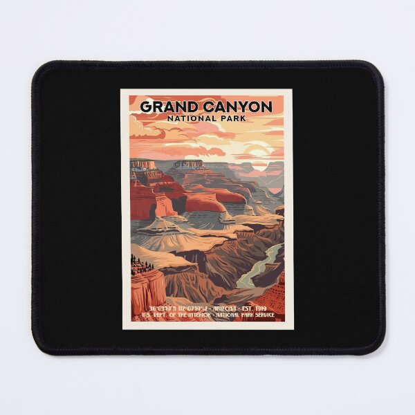 Item preview, Grand Canyon National Park, Vintage Travel designed and sold by PinkandP.