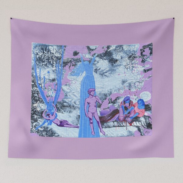 Item preview, The Fall of Man or David Hanging Out with Cupid, Psyche, Judith, Holofernes and a Very Tall Chick designed and sold by Michael Cotto.