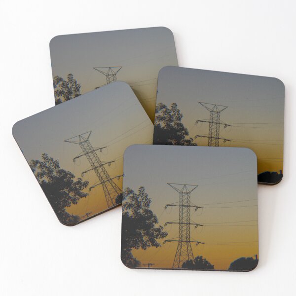 Item preview, The Grid at Sunset designed and sold by Eve Aguera.