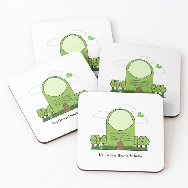 Item preview, The Green Thumb Building designed and sold by Square Root of Squid.