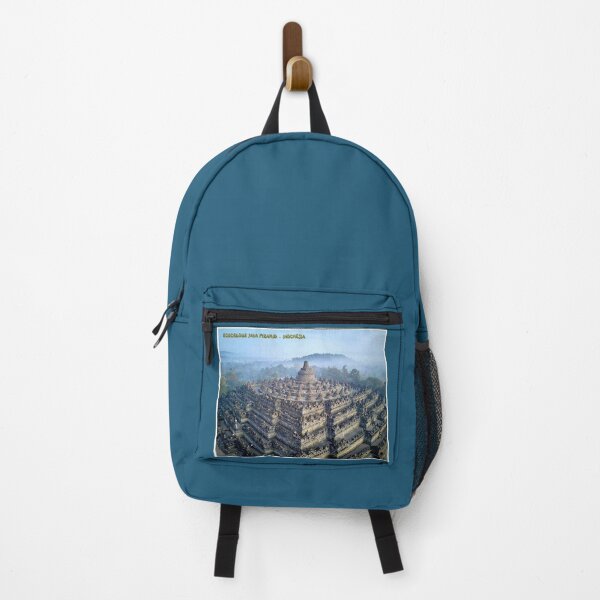 Item preview, Borobudur Java Pyramid in Indonesia Travel and Tourism Advertising Print designed and sold by posterbobs.