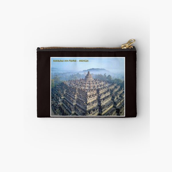Item preview, Borobudur Java Pyramid in Indonesia Travel and Tourism Advertising Print designed and sold by posterbobs.