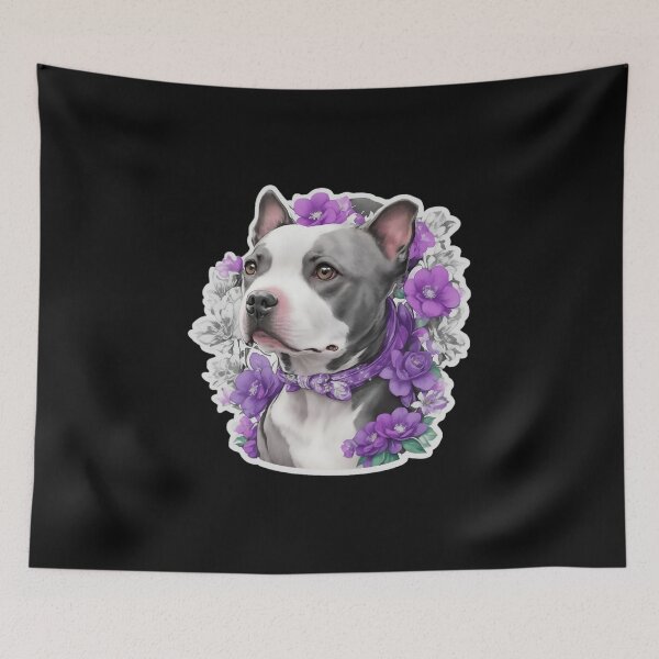 Item preview, Black and White Pitbull designed and sold by Shiwwa.