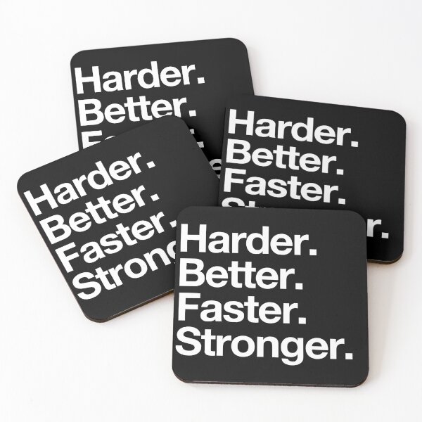 Item preview, Harder. Better. Faster. Stronger. - Motivational designed and sold by viunziameriza.