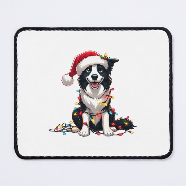 Item preview, Border Collie Dog Christmas designed and sold by doodIllustrate.