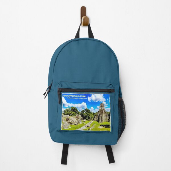 Item preview, Maya Settlement Pyramids at Tikal North Guatemala Travel Advertising Print designed and sold by posterbobs.