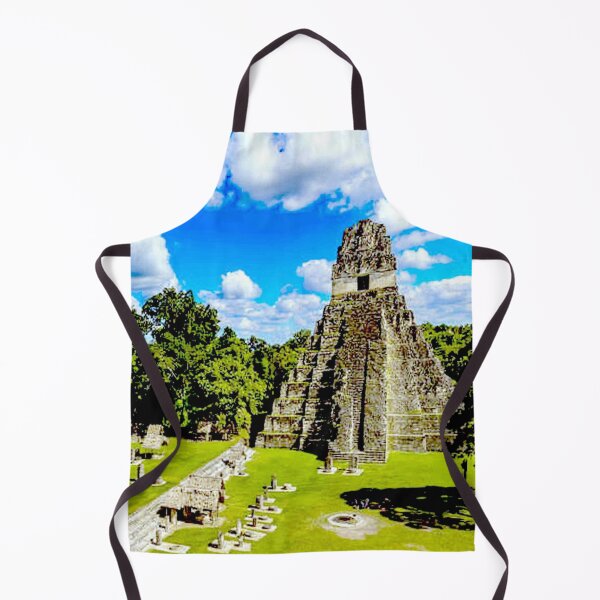 Item preview, Maya Settlement Pyramids at Tikal North Guatemala Travel Advertising Print designed and sold by posterbobs.