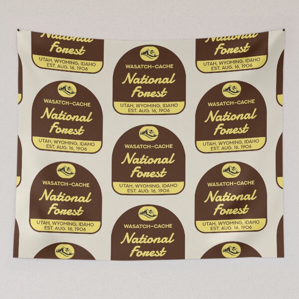 Item preview, Vintage Wasatch–Cache National Forest designed and sold by RabbitK.