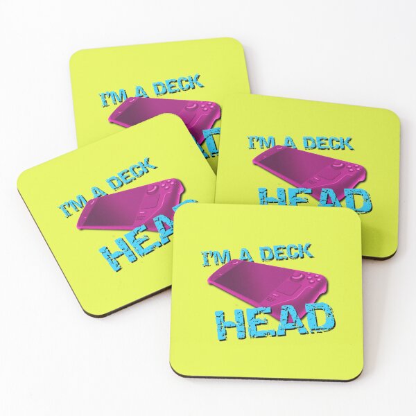 Item preview, I'm A Deck Head - Handheld Game Console - Pink Blue designed and sold by RetroGDesigns.