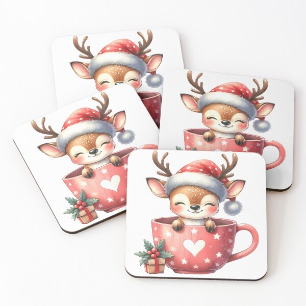 Item preview, Christmas Reindeer in Mug designed and sold by angieart68.