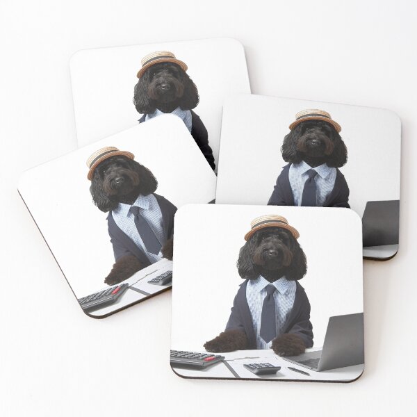 Item preview, Career Dog: Groodle officer worker designed and sold by Jaruart.