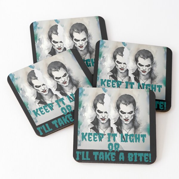 Item preview, Watercolor Vampire | Keep It Light or I Will Take a Bite designed and sold by Hummy-studio.