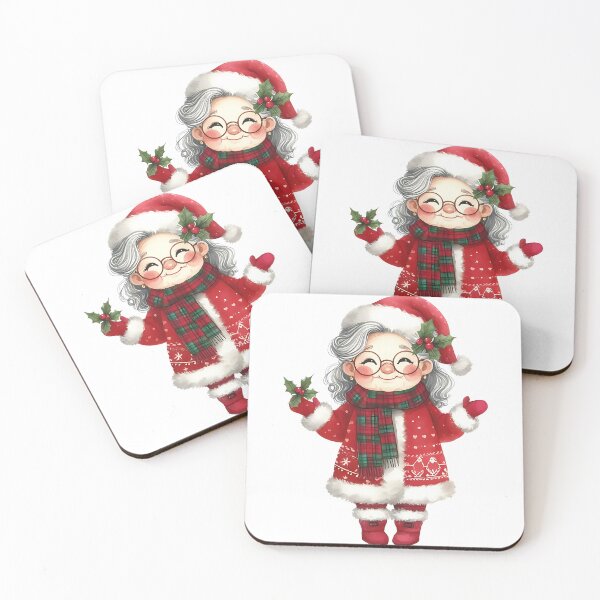 Item preview, cute aunty with Christmas designed and sold by angieart68.