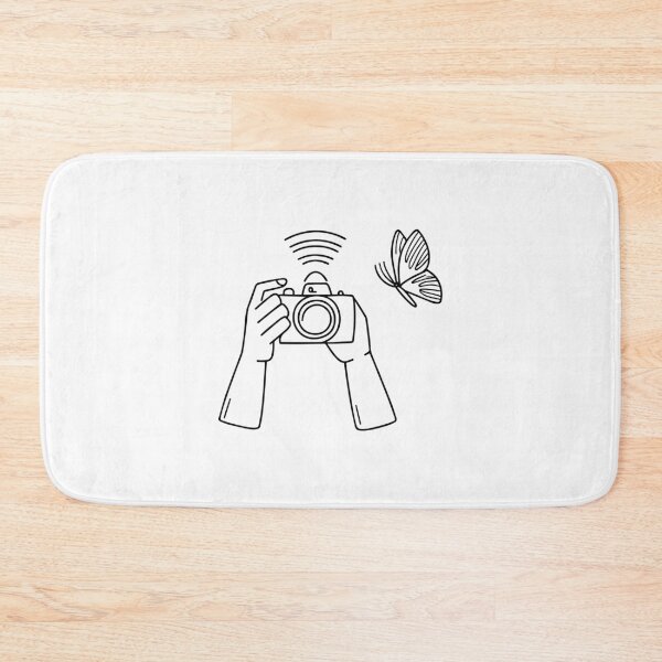 Item preview, Hand holding camera capturing a butterfly designed and sold by rasagamastore.