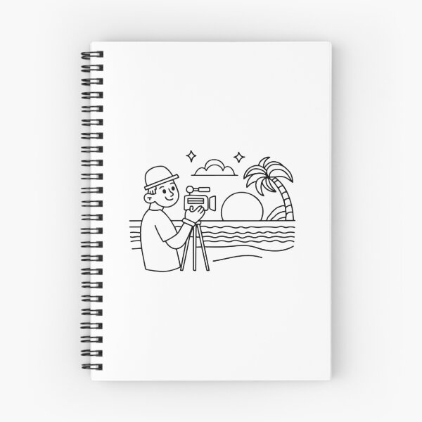 Item preview, Filmmaker recording a sunset on the beach designed and sold by rasagamastore.