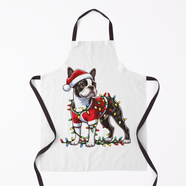 Item preview, Boston Terrier Dog Christmas designed and sold by doodIllustrate.