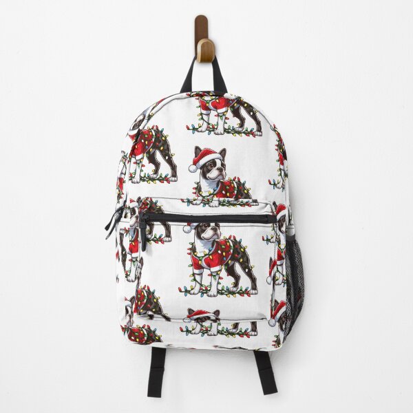 Item preview, Boston Terrier Dog Christmas designed and sold by doodIllustrate.