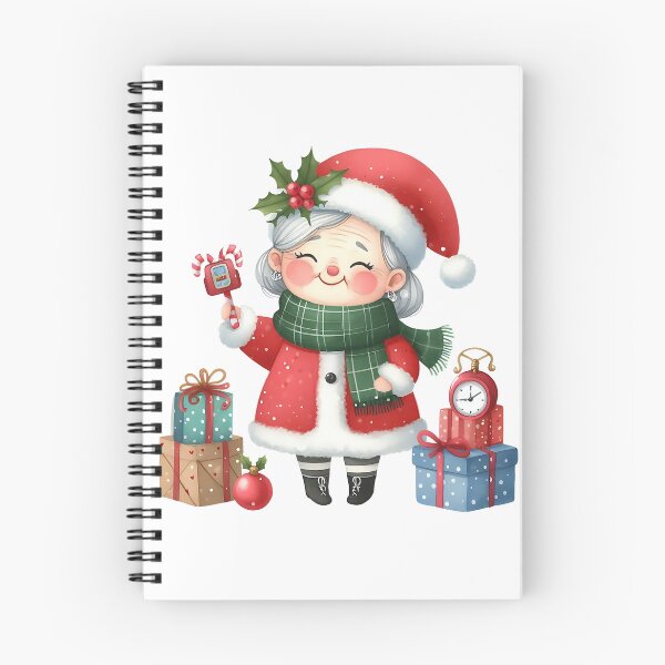 Item preview, Cute Aunty with Christmas  designed and sold by angieart68.