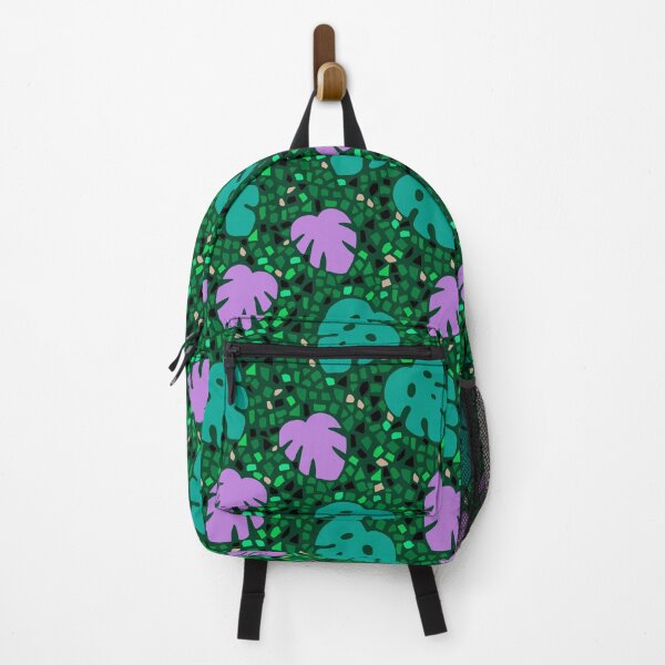 Item preview, Pink And Green Palm Leaves On Colorful Mosaic designed and sold by DEC02.