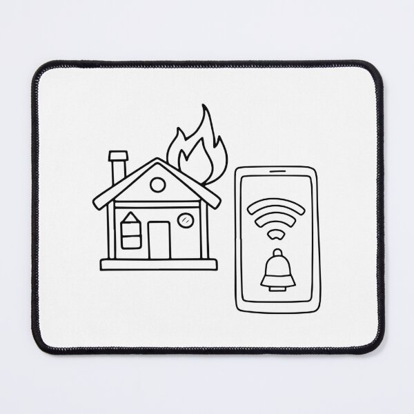 Item preview, notification of house fire controlled with smartphone designed and sold by rasagamastore.