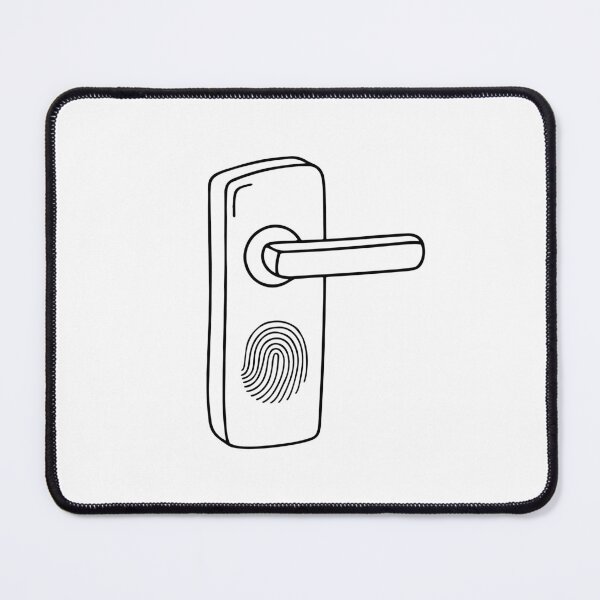 Item preview, Smart door handle with fingerprint feature designed and sold by rasagamastore.